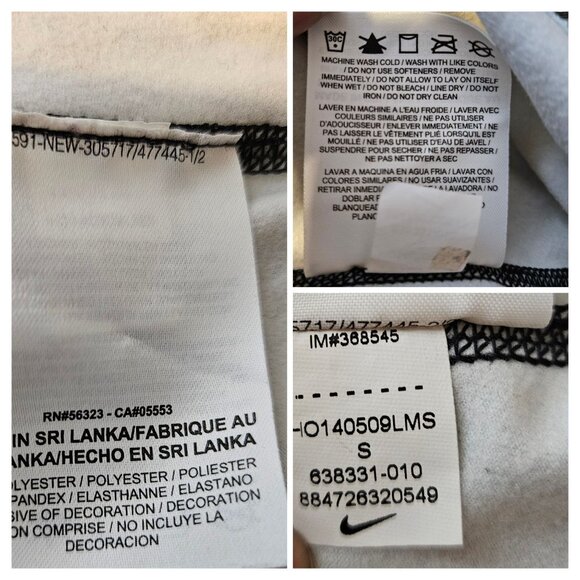 2/$35- Nike Pro Dri-Fit Womens Turtleneck Long Sleeve Pullover Top Size S - Picture 10 of 10